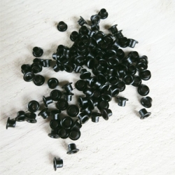 Remachadora, ojales de chapa, negros
