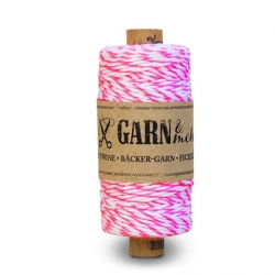 Baker's twine thin 45m - 1.0mm, Neon pink