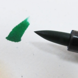 Rotulador acuarelable 2 puntas, green