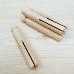Pinzas de madera, estilo vintage