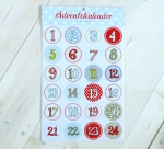 Pegatinas calendario de adviento