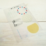 Lmina pegatinas, motivos Handwriting