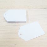 Etiquetas blancas 7 cm, 25 uds Etiquetas blancas 7 cm, 25 uds