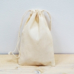 Bolsa de algodón 100%, 10 x 15 cm Bolsa de algodón 100%, 10 x 15 cm
