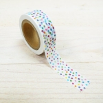 Masking tape, Dots multicolor