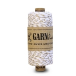 Baker's Twine dnn 45m - 1.0mm, Gold-Weiss