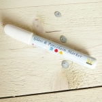 Marker for glass and porcelain, white