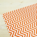Cartulina, Chevron naranja, 1 hoja