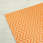 Cartulina, Chevron doble naranja, 1 hoja