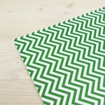 Cartulina, Chevron verde, 1 hoja