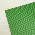 Cartulina, Chevron doble verde, 1 hoja