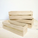 Set cajitas de fruta, de madera Set cajitas de fruta, de madera