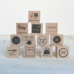 Stamp set, Handmade