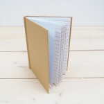 Cuaderno de notas Kraft, 10.5 x 15 cm
