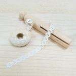 Cinta blonda de papel, autoadhesiva 0.8 cm, Crculos