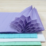 Papel nido de abeja, lila