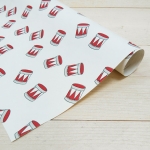 Papel de envolver, tamboriles, 1 hoja