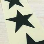 Pegatinas, estrellas negras