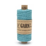 Baker's twine fino 45m - 1.0mm, Natural lino, azul aqua