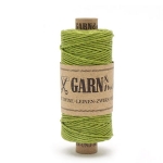 Baker's twine fino 45m - 1.0mm, Natural lino, pistacho