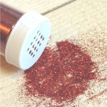 Glitter, rojo