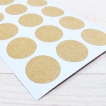 Pegatinas círculos Kraft Pegatinas círculos Kraft