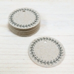Etiquetas Kraft redondas Coronita, 3.8 cm