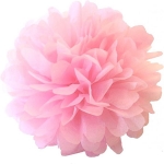 Set 3 pompones, rosa Set 3 pompones, rosa