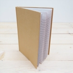 Cuaderno de notas Kraft, 15 x 21 cm