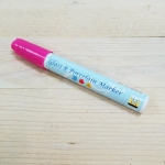 Rotulador permanente cristal / porcelana, fucsia