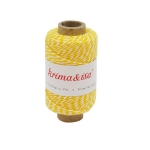 Baker's twine fino 35m - 1.2mm, amarillo