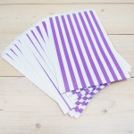 Bolsas de papel, Rayas lila