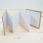 Cuadernito acorden Kraft, 13 x 13 cm