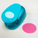 Motivstanzer, Oval Bogenlinie 7.5 cm