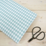 Tela de algodn, rombos menta, 1 m