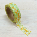 Celo japons, flores amarillo-verde