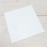 Cartulinas verjuradas blancas 12 x 12 cm, 10 uds