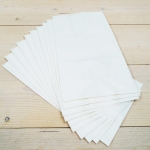 Bolsas de papel blanco, 27 x 15 x 9 cm, 20 uds