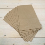 Bolsas de papel Kraft, 27 x 15 x 9 cm, 20 uds
