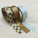 Masking tape, 3 rolls, metals, 5m