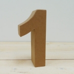 Nmero papel mach 18 cm, 1