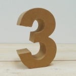 Nmero papel mach 18 cm, 3