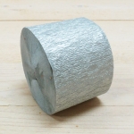 Crepe paper roll, silver