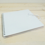 Album blanco con lazo, 31 x 31 cm