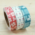 Trio Fabric tape, selbstklebendes Stoffband, Alley