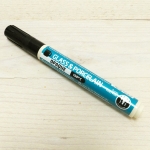 Rotulador fino permanente cristal / porcelana, negro