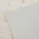 Cartulina, tringulo blanco - topo, 1 hoja