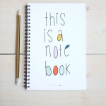 Bloc de notas, this is a notebook