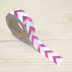 Celo japons, chevron brillo pink