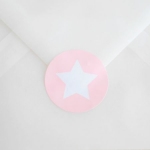 Pegatinas, Estrellas rosa Pegatinas, Estrellas rosa